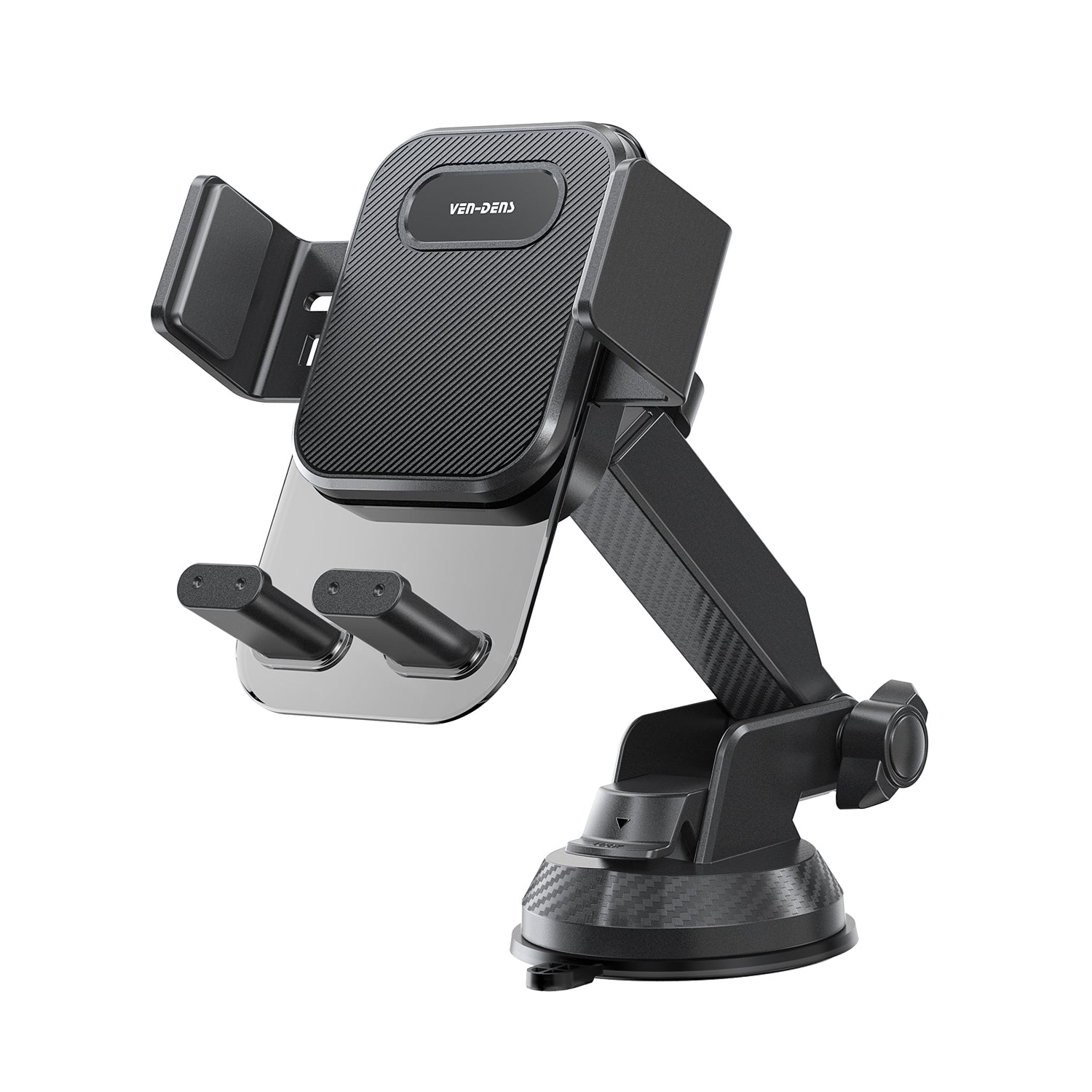 Soporte móvil coche para salpicadero con brazo ajustable | Rotación 360°, base estable（VEN-DENS HD049)