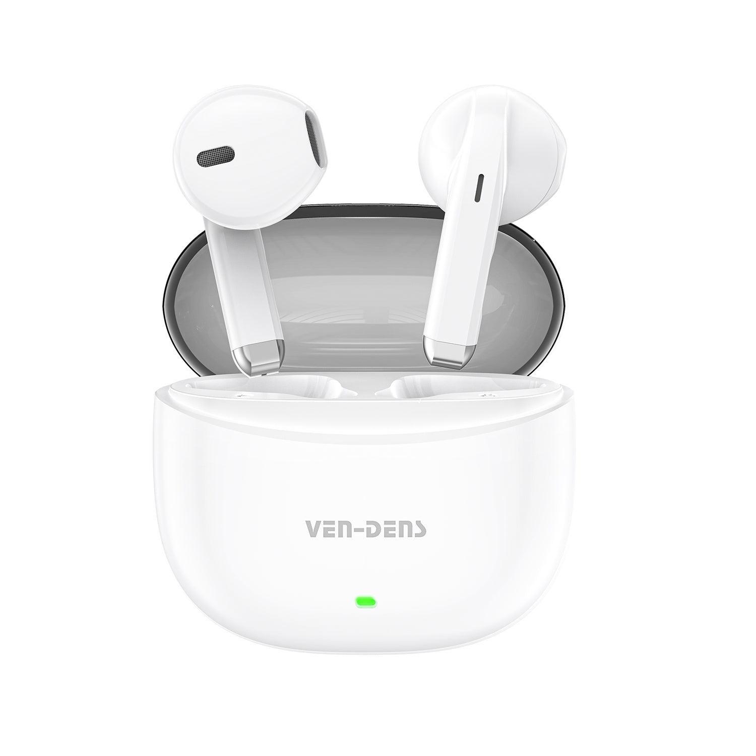 Auriculares inalámbricos Bluetooth estilo AirPods con estuche transparente | 6 colores disponibles（VEN-DENS BT030)