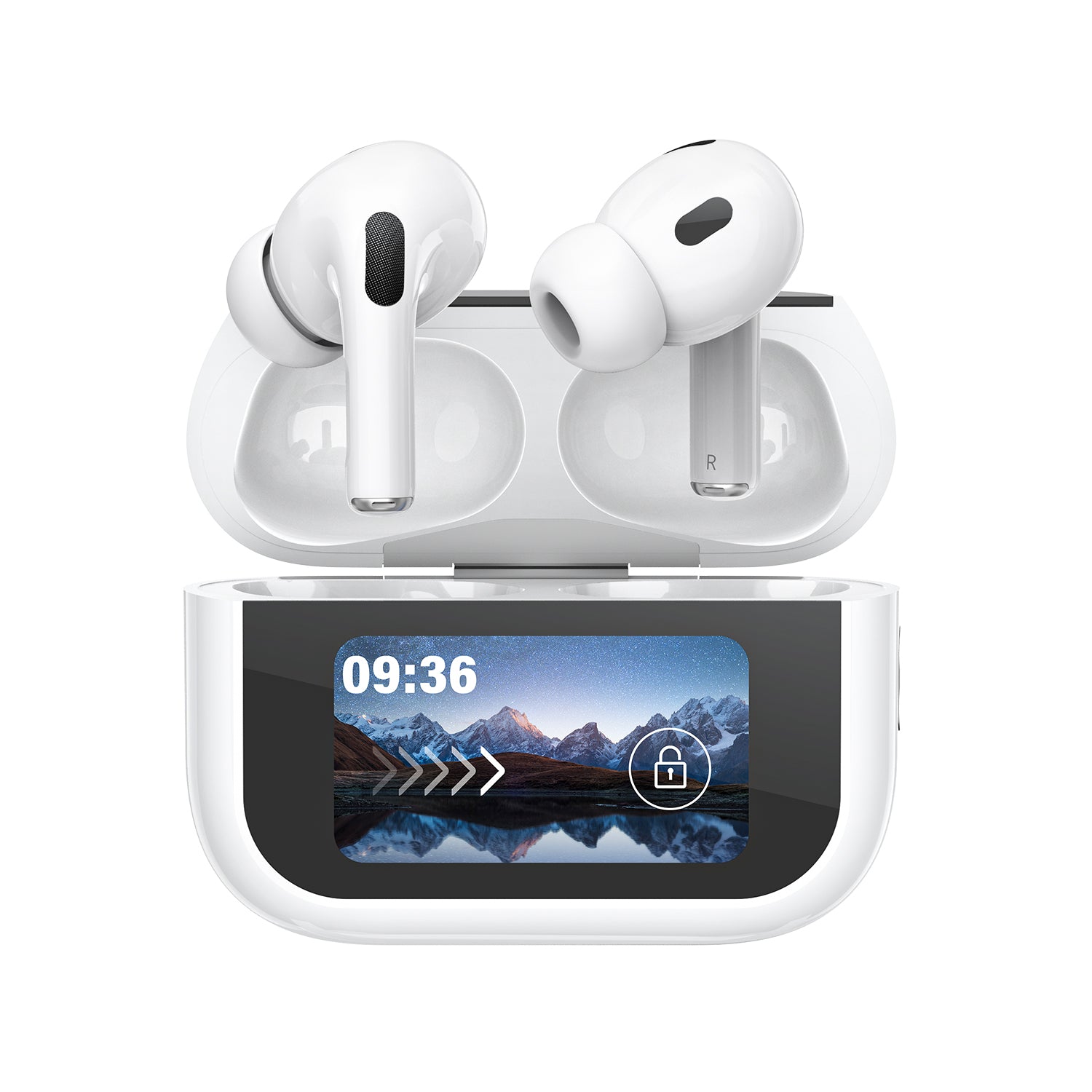 Auriculares inalámbricos con pantalla LED y cancelación de ruido (ANC) | Diseño moderno（VEN-DENS BT033)