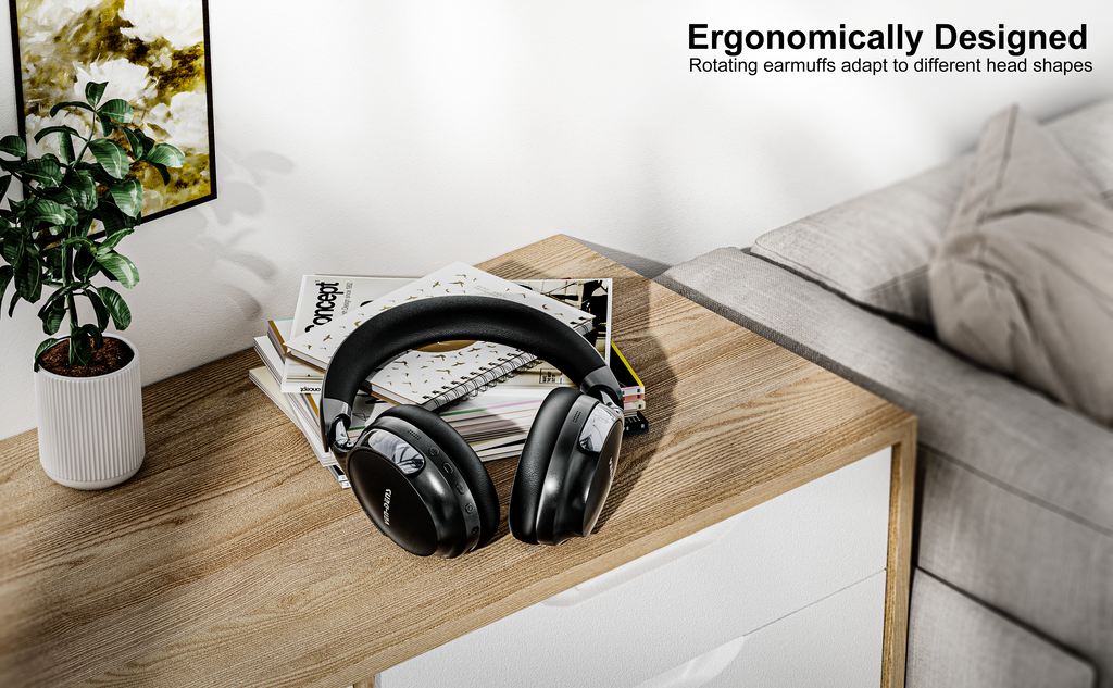 Auriculares Bluetooth de diadema con ANC | Sonido de alta calidad y cancelación de ruido (3 colores)(VEN-DENS HP016)