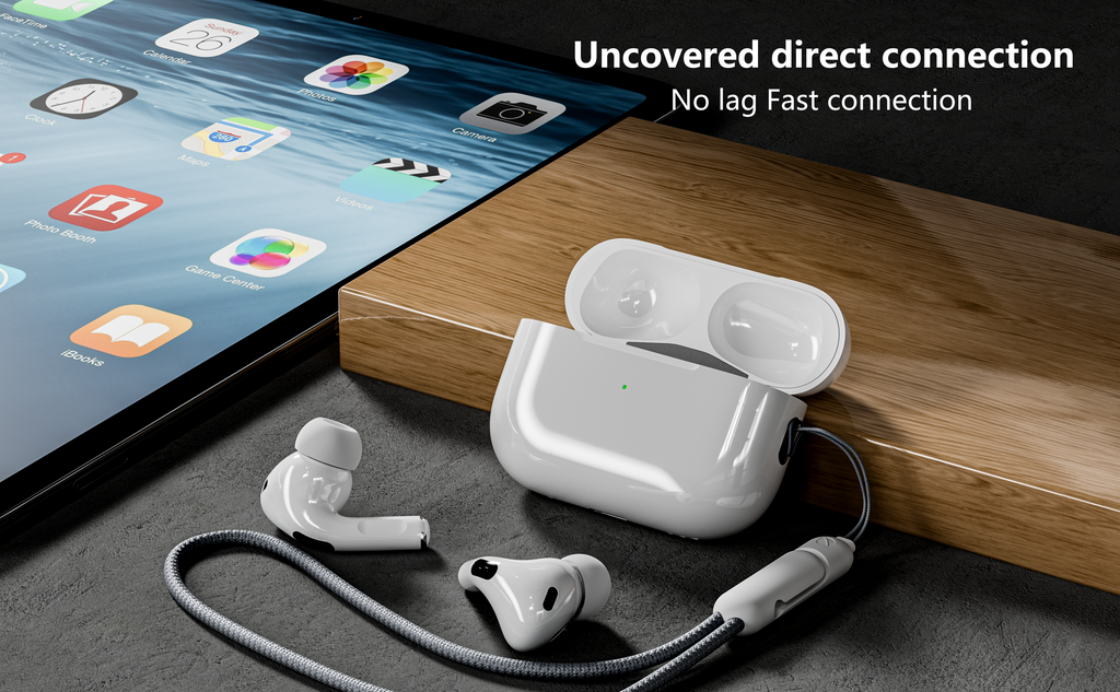 Auriculares Bluetooth blancos tipo AirPods | Diseño moderno y conexión estable（VEN-DENS BT022)