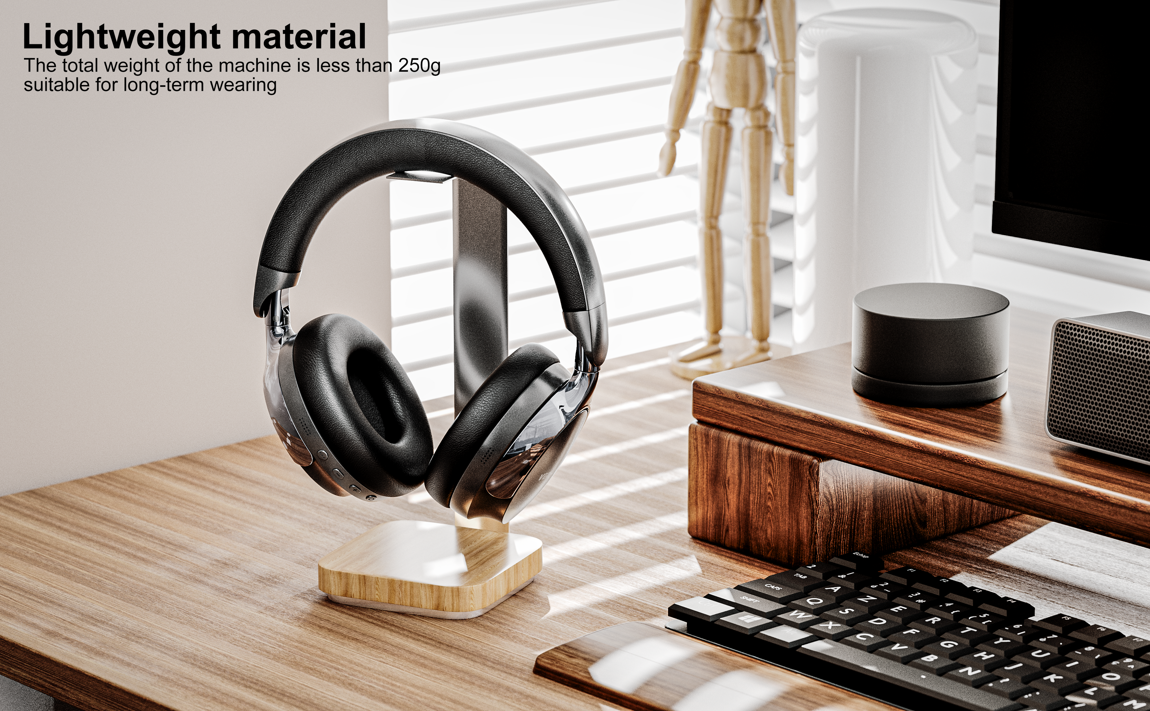 Auriculares Bluetooth de diadema con ANC | Sonido de alta calidad y cancelación de ruido (3 colores)(VEN-DENS HP016)