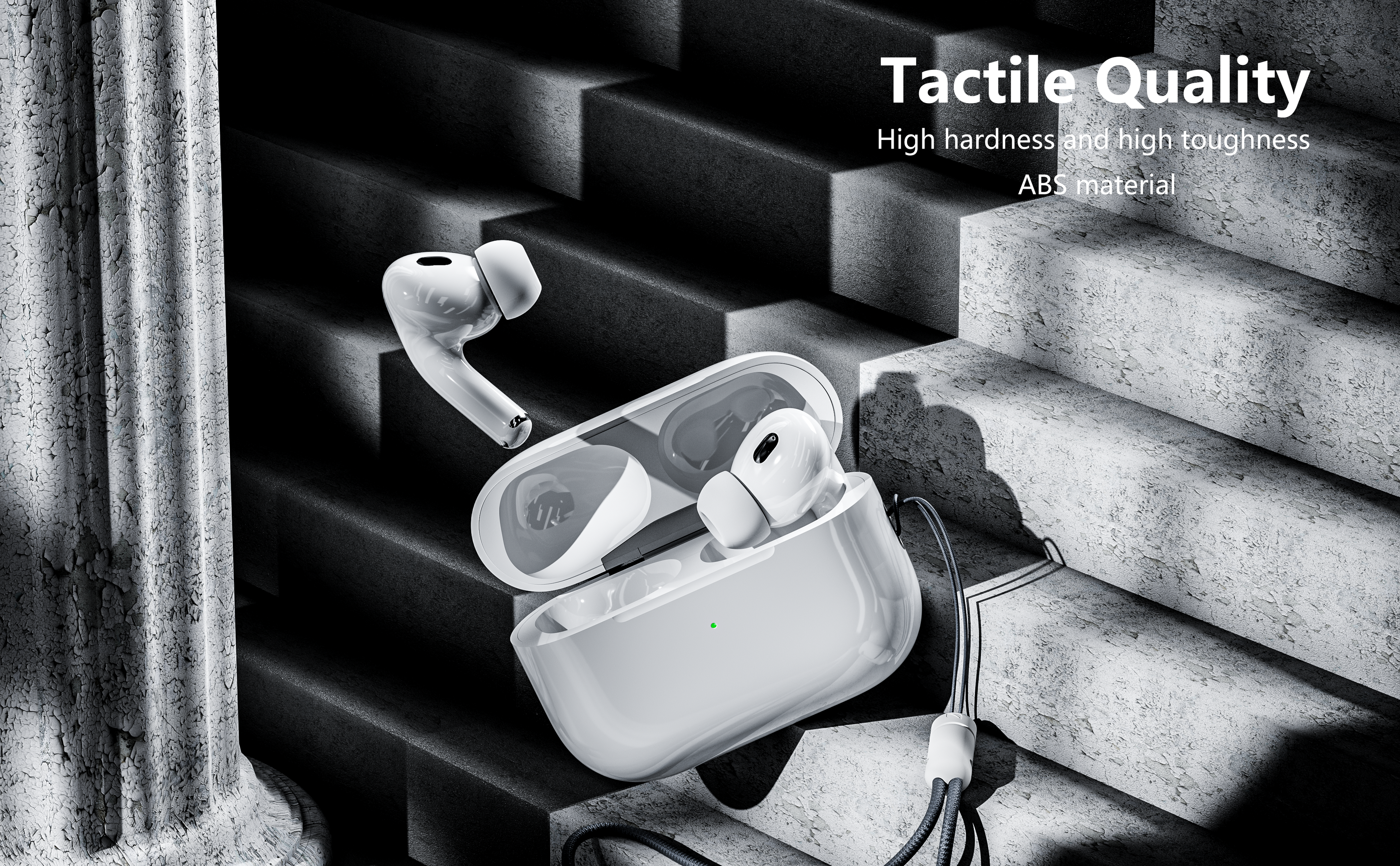 Auriculares Bluetooth blancos tipo AirPods | Diseño moderno y conexión estable（VEN-DENS BT022)