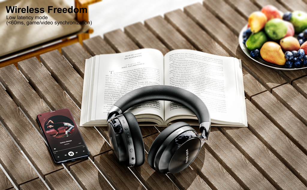 Auriculares Bluetooth de diadema con ANC | Sonido de alta calidad y cancelación de ruido (3 colores)(VEN-DENS HP016)
