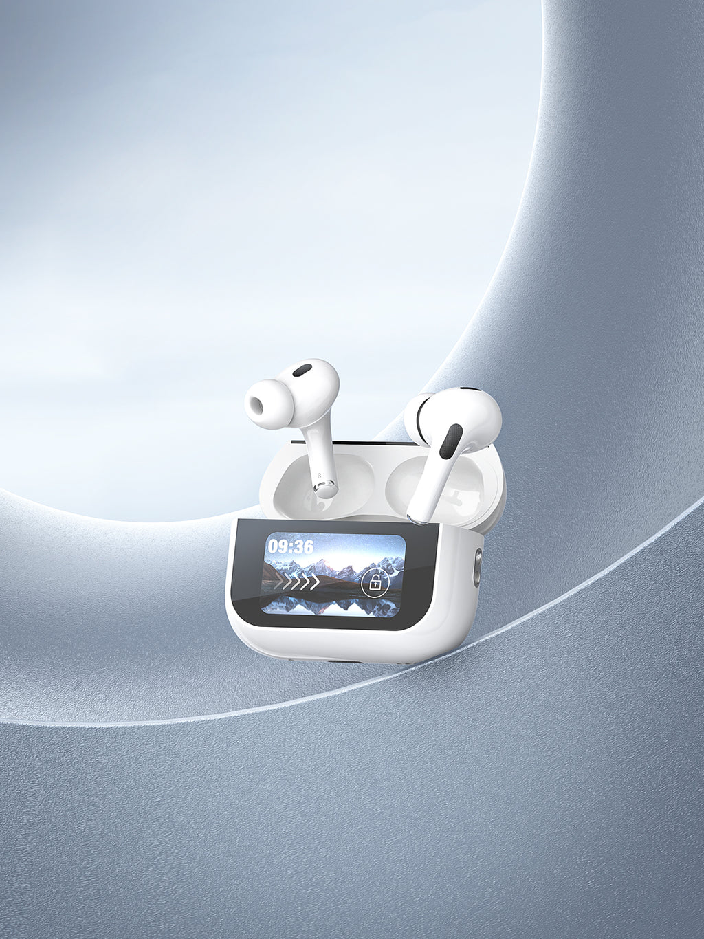 Auriculares inalámbricos con pantalla LED y cancelación de ruido (ANC) | Diseño moderno（VEN-DENS BT033)