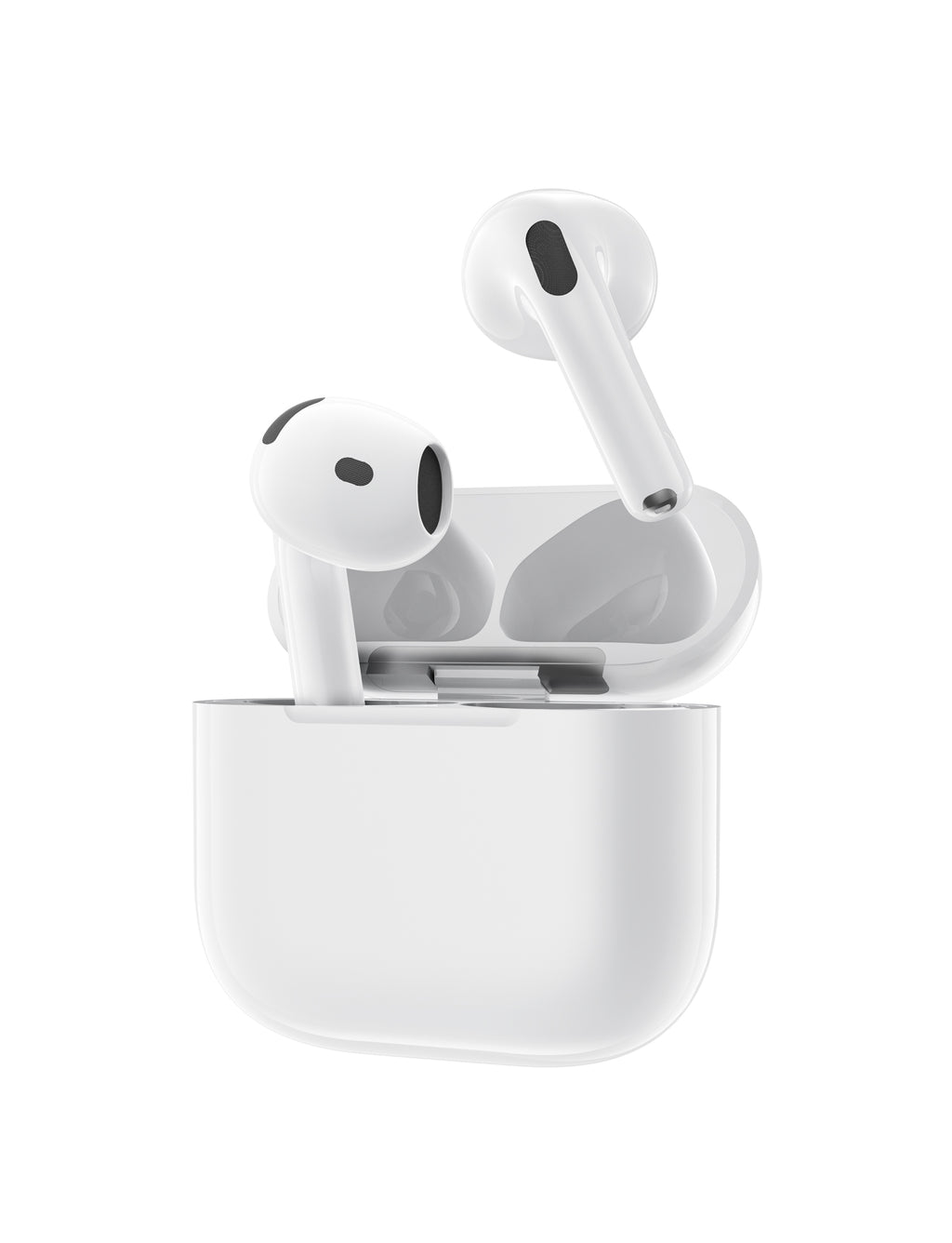 Auriculares Bluetooth blancos tipo AirPods sin goma | Diseño moderno y conexión estable(VEN-DENS BT043)