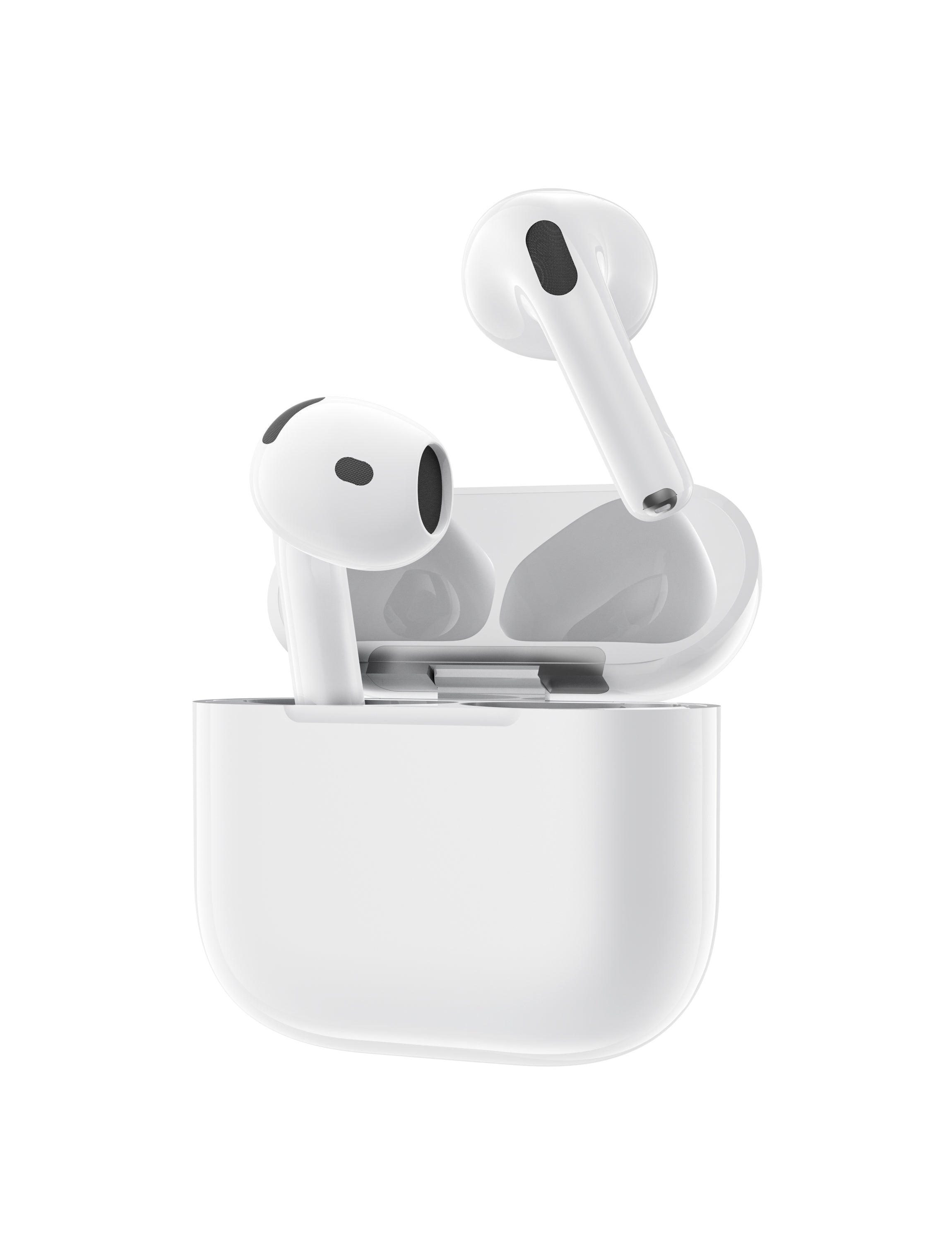 Auriculares Bluetooth blancos tipo AirPods sin goma | Diseño moderno y conexión estable(VEN-DENS BT043)