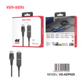 Cable DisplayPort a HDMI 4K 30Hz 2m | conexión directa DP a HDMI（VEN-DENS ADP025)