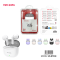 Auriculares inalámbricos Bluetooth estilo AirPods con estuche transparente | 6 colores disponibles（VEN-DENS BT030)