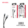 Cable USB a Lightning de carga | Nylon trenzado y conector de aluminio (VEN-DENS DC19L)
